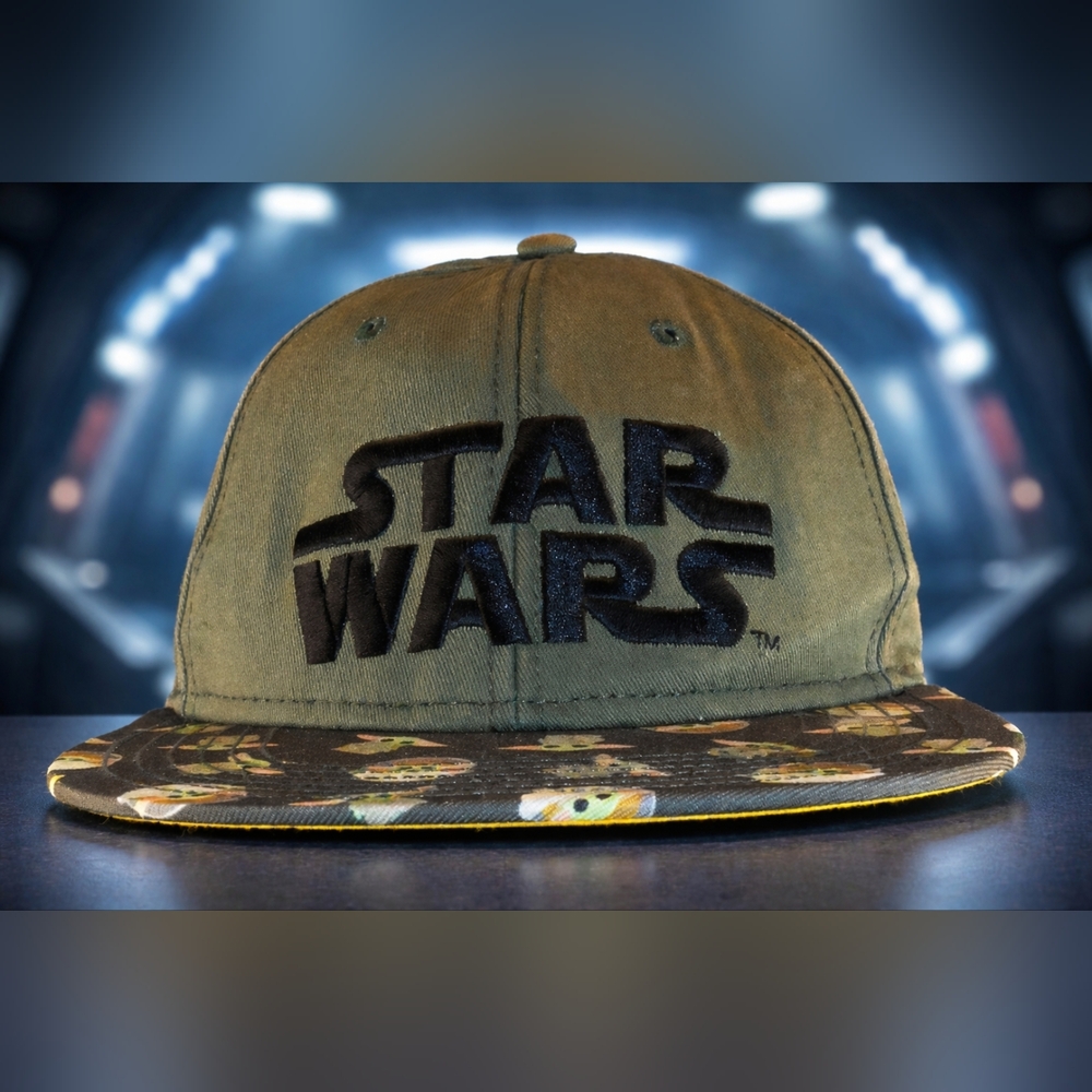 Star Wars Baby Yoda / Grogu  Hat With Snap Back, One Size Fits Most.